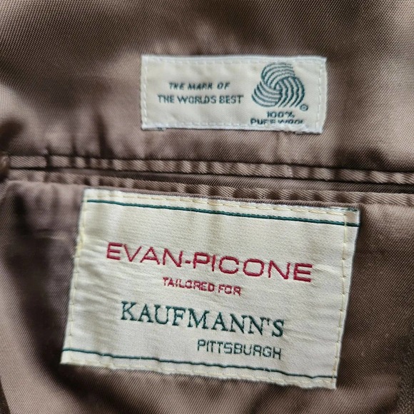 👞 Vintage Men’s Striped Wool Blazer 🎩 - Picture 5 of 5